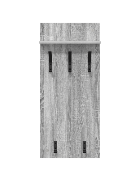 Appendiabiti a muro Grigio sonoma 90 x 40 x 10 cm