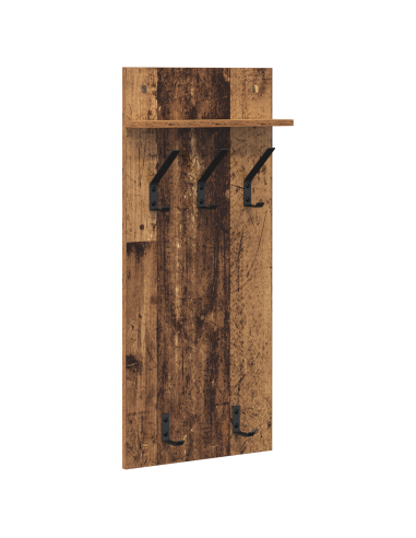 Appendiabiti a muro Legno vecchio 40 x 10 x 90 cm