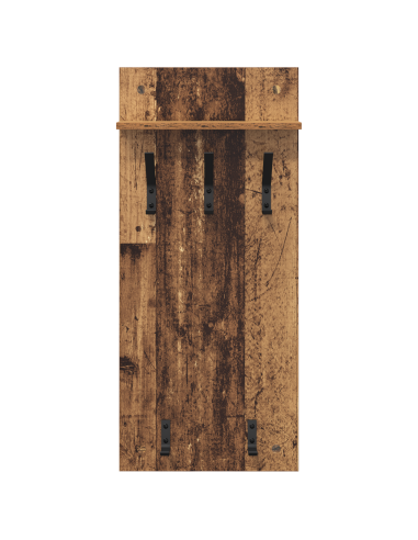 Appendiabiti a muro Legno vecchio 40 x 10 x 90 cm