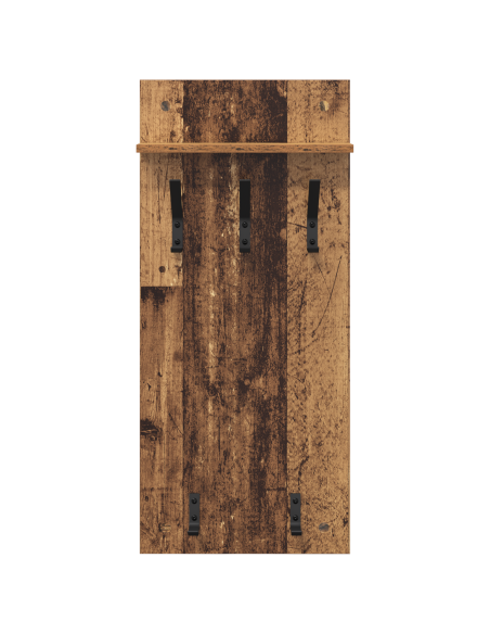Appendiabiti a muro Legno vecchio 40 x 10 x 90 cm