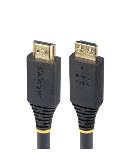 StarTech.com Cavo HDMI 2.0 ad Alta Velocità da 6m con Connettori a Scatto, 4K 60Hz/1440p 144Hz, HDR10/HDCP 2.2/ARC, 18Gbps, Cav
