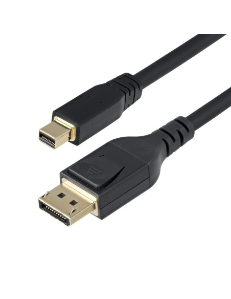StarTech.com Cavo da Mini DisplayPort a DisplayPort 1.4 da 3m - 8K 60Hz/4K 120Hz HBR3 HDR, cavo UHD mDP a DP 1.4, cavo per monit