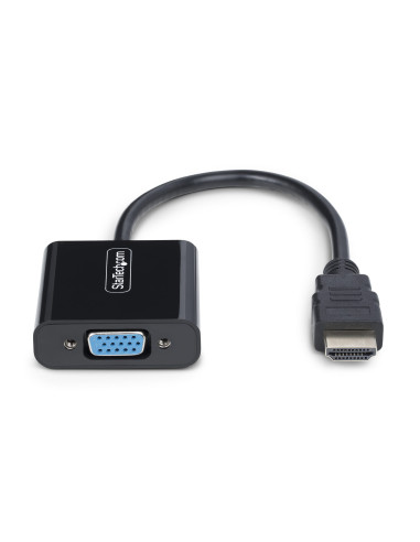 StarTech.com Adattatore HDMI a VGA, Convertitore Video Attivo 1920x1080 (1080p) per Notebook/Desktop. Da Sorgente HDMI a Monitor