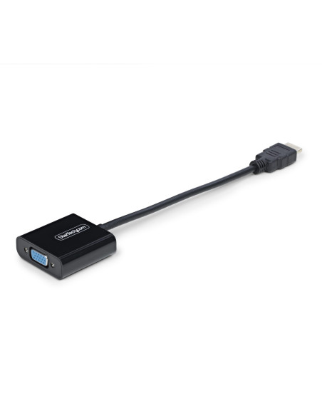 StarTech.com Adattatore HDMI a VGA, Convertitore Video Attivo 1920x1080 (1080p) per Notebook/Desktop. Da Sorgente HDMI a Monitor