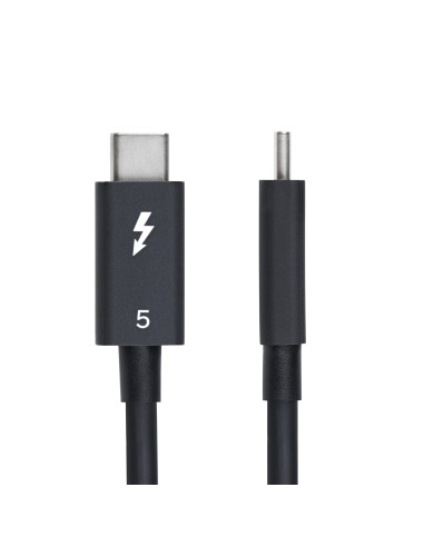 StarTech.com Cavo Thunderbolt 5 80 Gbps/fino a 120 Gbps da 1m, 240 W PD, 8K 60 Hz, cavo Thunderbolt certificato - Compatibile co