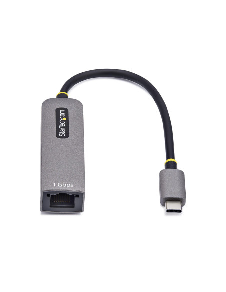 StarTech.com Adattatore Ethernet USB C, Convertitore di Rete 1Gbps da USB Type-C 3.0 a RJ45, NIC PD 100W Pass-Through compatibil