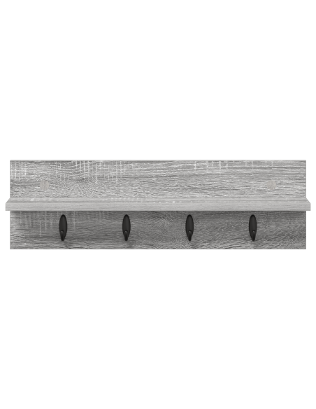Appendiabiti a muro Grigio sonoma 60 x 10.5 x 18 cm