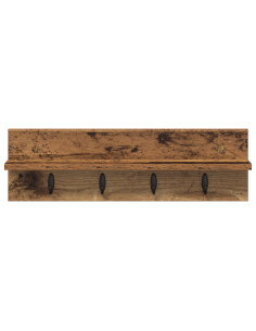 Appendiabiti a muro Legno vecchio 60 x 10,5 x 18 cm
