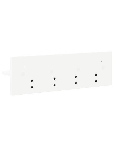 Appendiabiti a muro Bianco 60 x 10.5 x 18 cm Legno multistrato