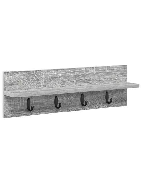 Appendiabiti a muro Grigio sonoma 60 x 10.5 x 18 cm