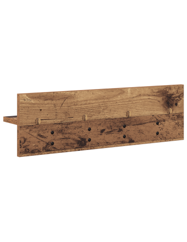 Appendiabiti a muro Legno vecchio 60 x 10,5 x 18 cm