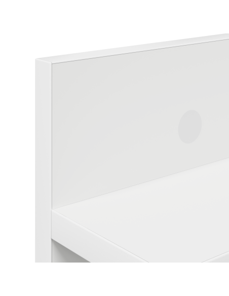 Appendiabiti a muro Bianco 80 x 10.5 x 18 cm Legno multistrato