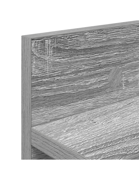 Appendiabiti a muro Grigio sonoma 80 x 10.5 x 18 cm