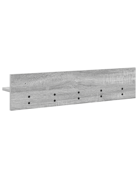 Appendiabiti a muro Grigio sonoma 80 x 10.5 x 18 cm