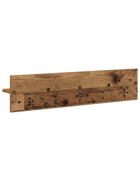 Appendiabiti a muro Legno vecchio 80 x 10.5 x 18 cm
