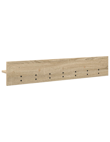 Appendiabiti a muro rovere sonoma 100 x 10.5 x 18 cm