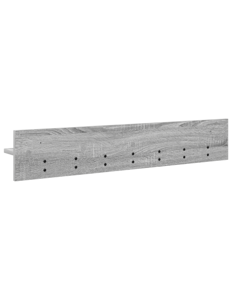 Appendiabiti a muro Grigio sonoma 100 x 10.5 x 18 cm