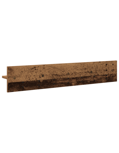 Appendiabiti a muro Legno vecchio 100 x 10.5 x 18 cm