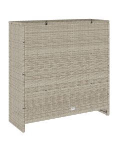 Armadio con lo scaffale Grigio chiaro 100 x 36 x 102 cm Rattan