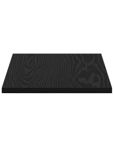 Scaffale 4 pcs Nero 40 x 30 x 1,5 cm Legno multistrato