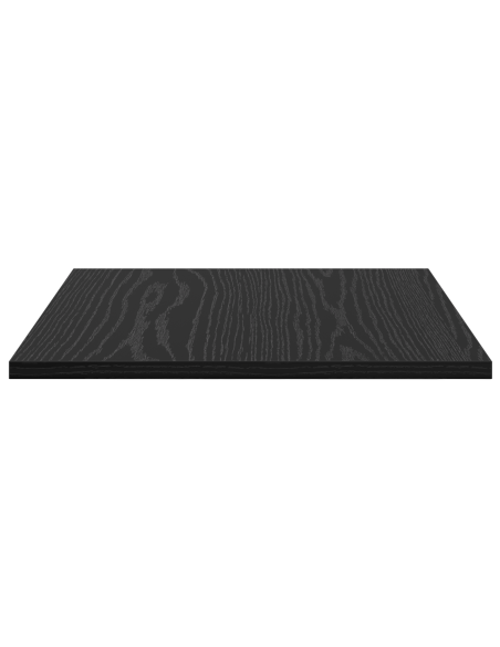 Pannelli per scaffali - 4 pezzi, Rovere Nero, 40x40x1.5 cm, in legno ingegnerizzato.