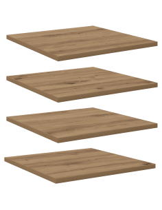 Scaffale 4 pcs Marrone 40 x 40 x 1,5 cm Legno multistrato 2