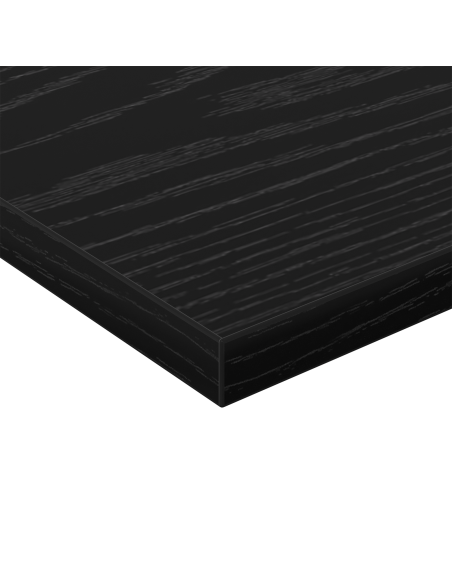 Pannelli per scaffali - 4 pezzi, Rovere Nero, 40x40x1.5 cm, in legno ingegnerizzato.