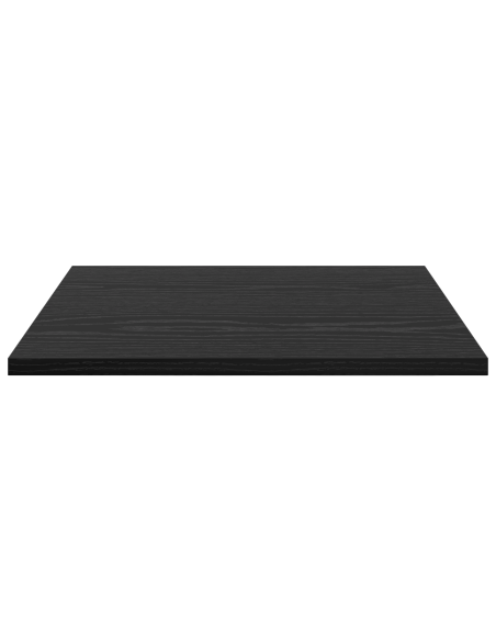 Pannelli per scaffali - 4 pezzi, Rovere Nero, 40x40x1.5 cm, in legno ingegnerizzato.