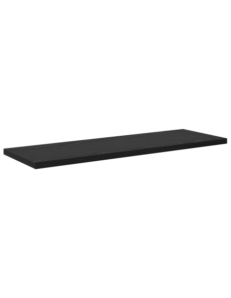 Mensole in rovere nero - Set di 4, misure 60x20x1,5 cm, fatte in legno ingegnerizzato resistente.