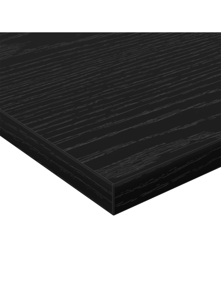 Pannelli Scaffale - Pacco da 4 in Rovere Nero, 60x30x1.5 cm, fatti in legno ingegnerizzato
