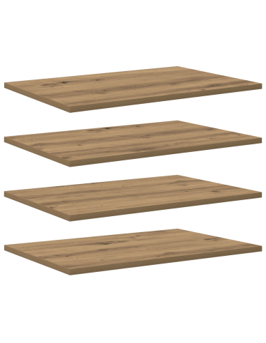 Scaffale 4 pcs Marrone 60 x 40 x 1,5 cm Legno multistrato