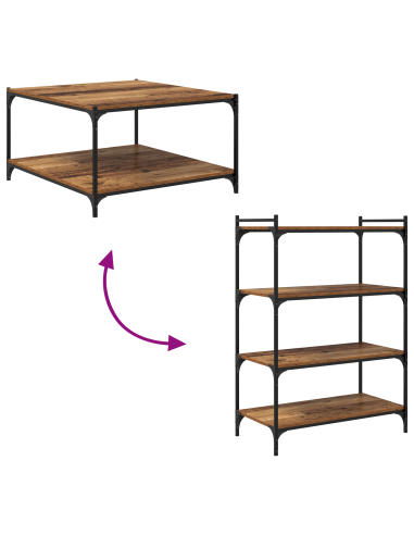 Scaffale 4 pcs Marrone 80 x 40 x 1,5 cm Legno multistrato