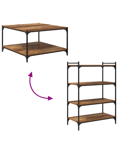 Scaffale 4 pcs Marrone 80 x 40 x 1,5 cm Legno multistrato