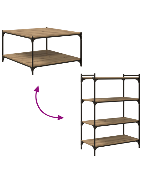 Scaffale 4 pcs Marrone 80 x 40 x 1,5 cm Legno multistrato