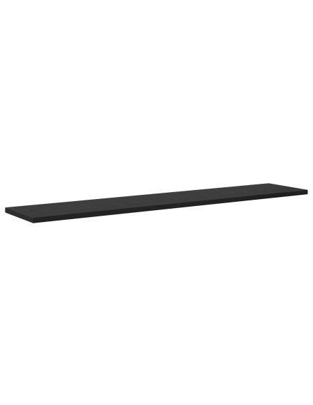 Piano per Libreria 4 pcs Nero 100 x 40 x 1.5cm Truciolare