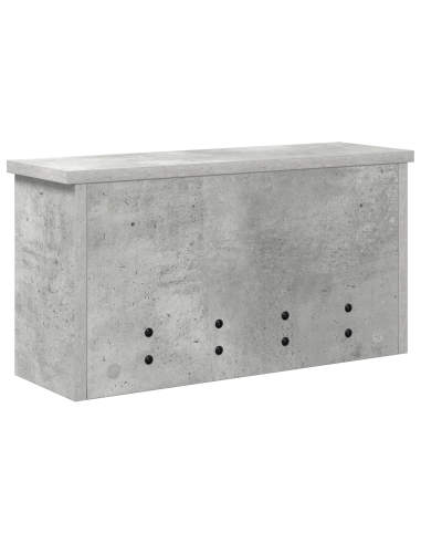 Appendiabiti a muro Grigio cemento 50 x 16 x 26 cm