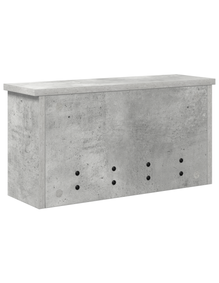 Appendiabiti a muro Grigio cemento 50 x 16 x 26 cm