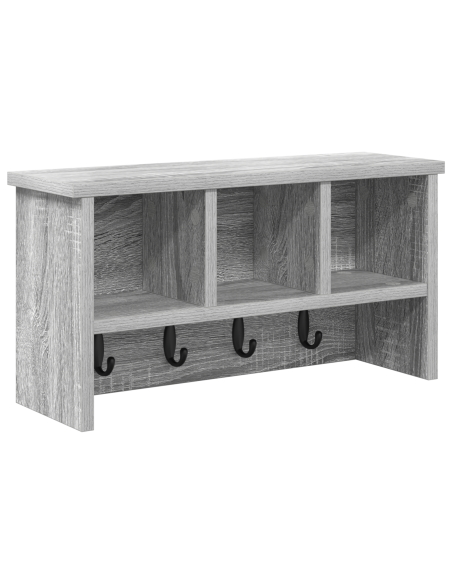 Appendiabiti a muro Grigio sonoma 50 x 16 x 26 cm