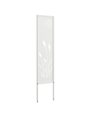 Schermo per privacy in giardino Traforo Bianco 32 x 140 cm