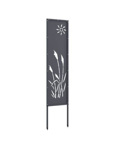 Schermo per privacy in giardino Traforo Antracite 32 x 140 cm