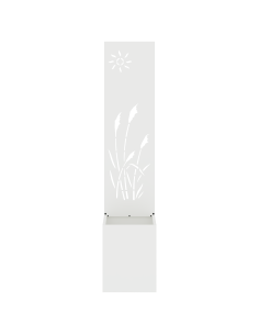 Schermo per privacy in giardino Traforo Bianco 32 x 140 cm