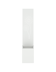 Schermo per privacy in giardino Traforo Bianco 32 x 140 cm