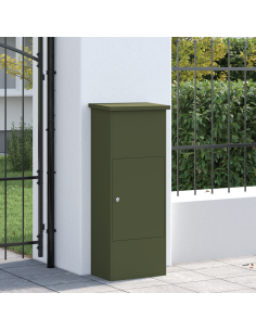 Cassetta per pacchi Oliver verde 44,5 x 29 x 110,5 cm Acciaio