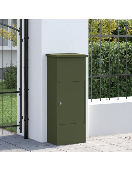 Cassetta per pacchi Oliver verde 44.5 x 29 x 110.5 cm Acciaio