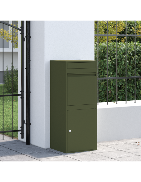 Cassetta per pacchi Oliver verde 41 x 38 x 103 cm Acciaio