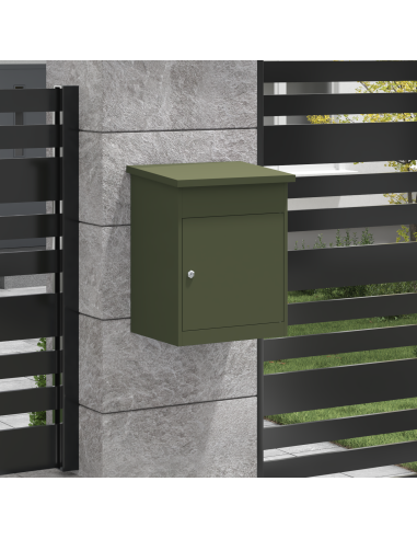 Cassetta per pacchi Oliver verde 47.5 x 38 x 59 cm Acciaio