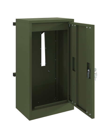 cassetta postalepastkastei Oliver verde 30 x 20 x 55 cm Acciaio