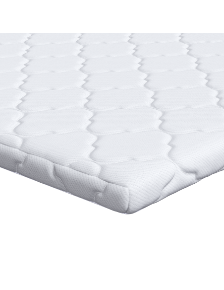 Topper al cocco Bianco 80 x 200 cm Tessuto Jacquard