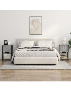 Armadio da Notte 2 pcs Grigio Sonoma 38 x 31 x 61 cm