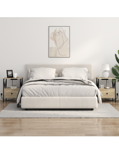 Armadio da Notte con cassetto Rovere Sonoma 41,5 x 40,5 x 55 cm